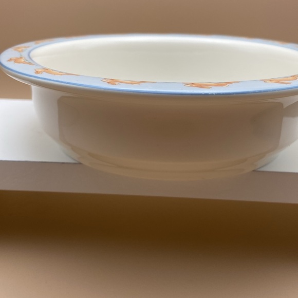 Bunnykins Shining Stars Children's Cereal Bowl by Royal Doulton 2004 - Picture 7 of 12